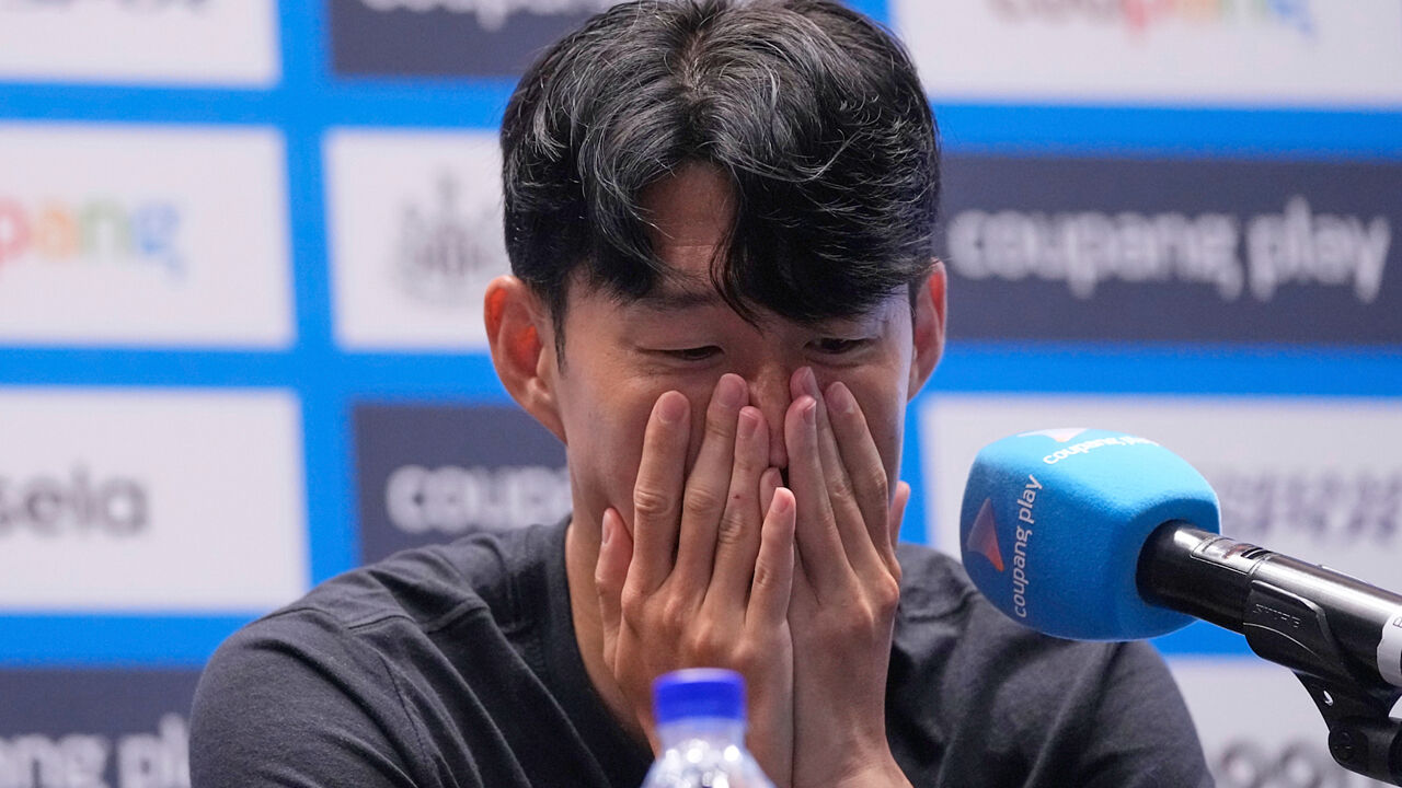 Son segurou as lágrimas no adeus ao Tottenham