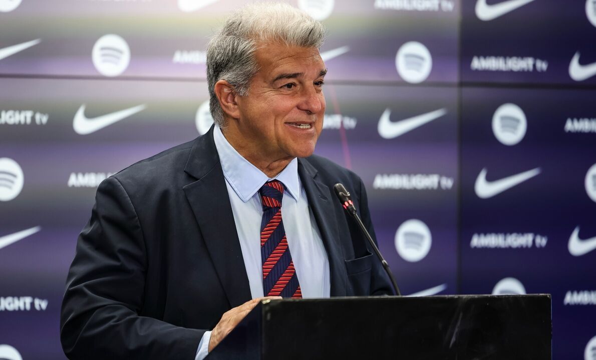 Joan Laporta, presidente do Barcelona