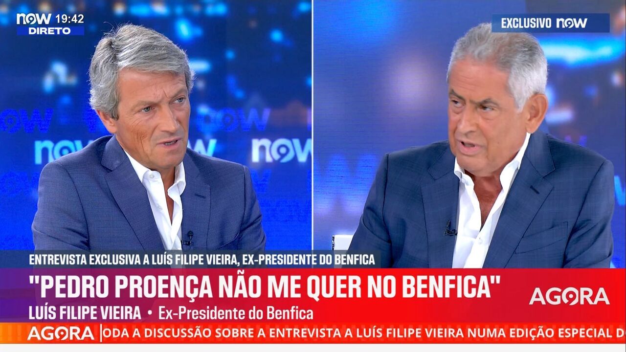 Luís Filipe Vieira diz que Pedro Proença não o quer no Benfica