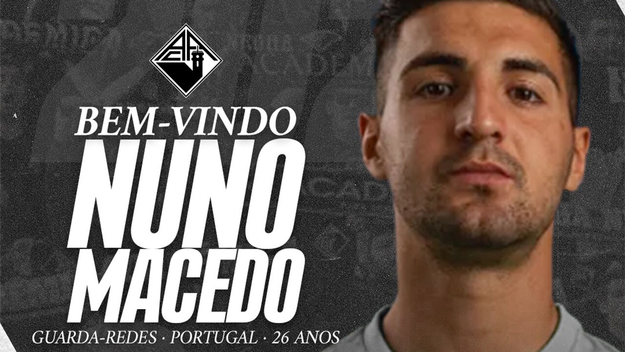 Nuno Macedo é o novo guarda-redes da Académica