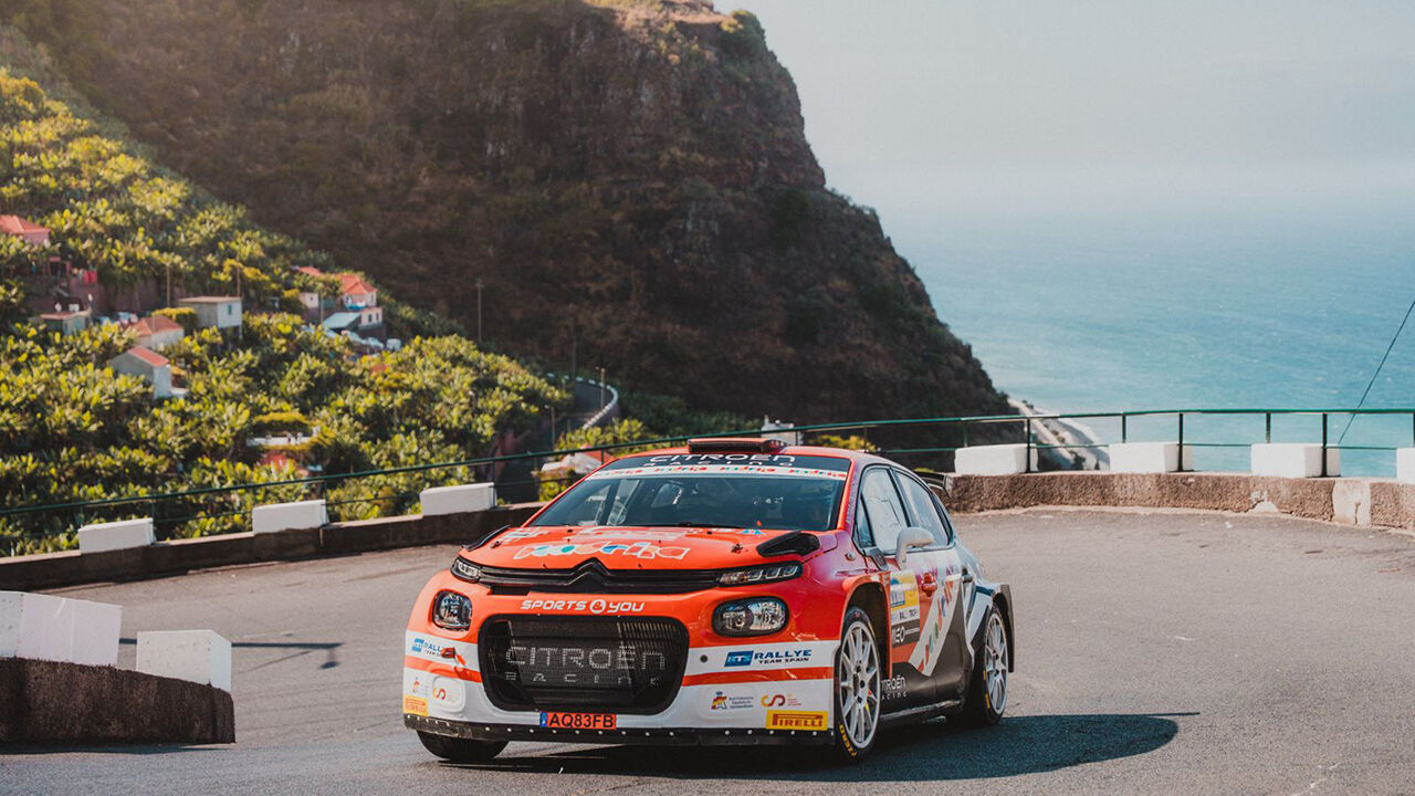 Diego Ruiloba vence Rali da Madeira com Citroën C3, à frente de João Silva
