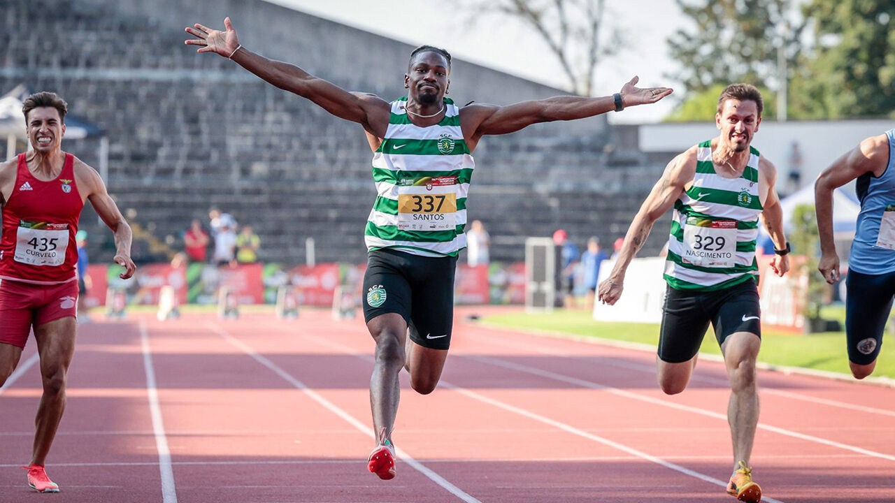 Delvis Santos venceu os 100 metros