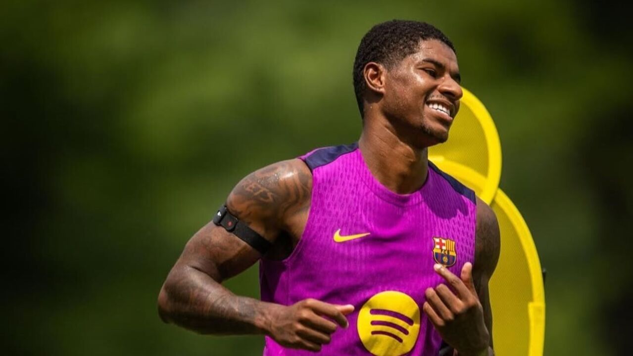 Rashford tranquilo com inscrição na La Liga