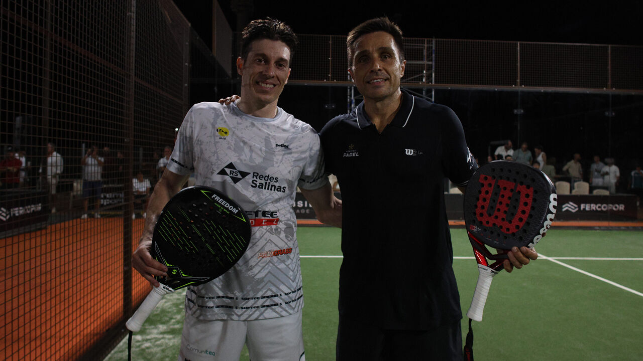 Chico Gomes e Fernando Belasteguín estão nas finais do Padel Grand Champions 2025
