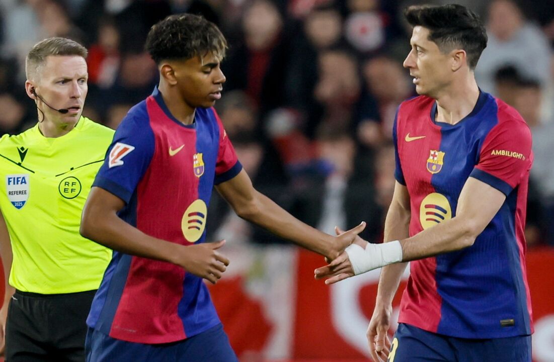 Lewandowski e Yamal multados por falha em controlo antidoping