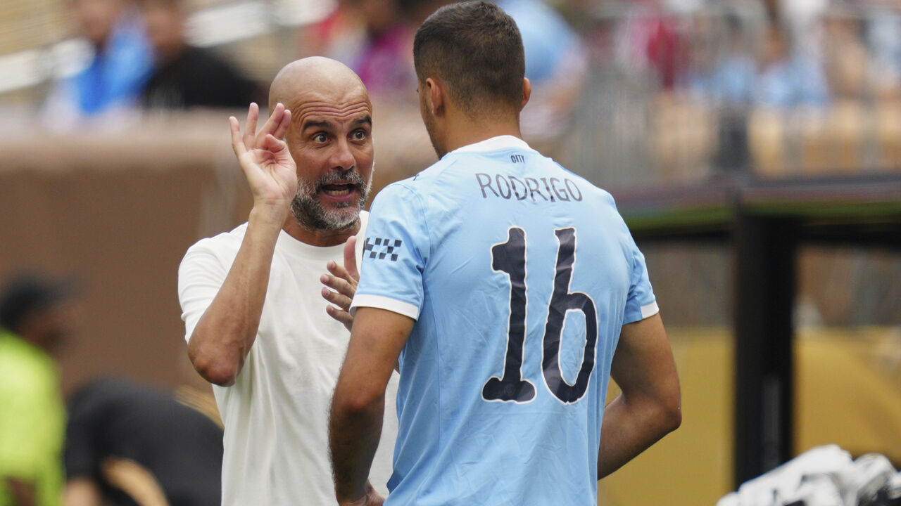 Guardiola e Rodri
