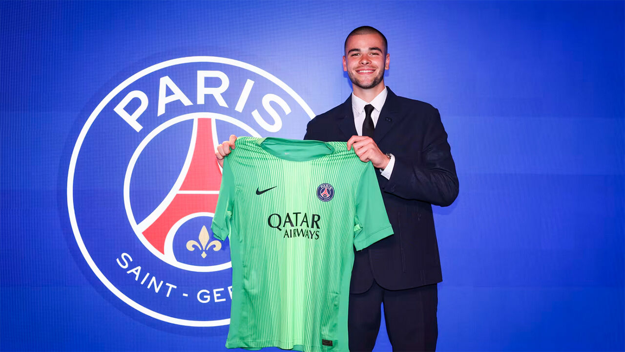 Lucas Chevalier assina pelo PSG até 2030, vindo do Lille por 40 milhões de euros