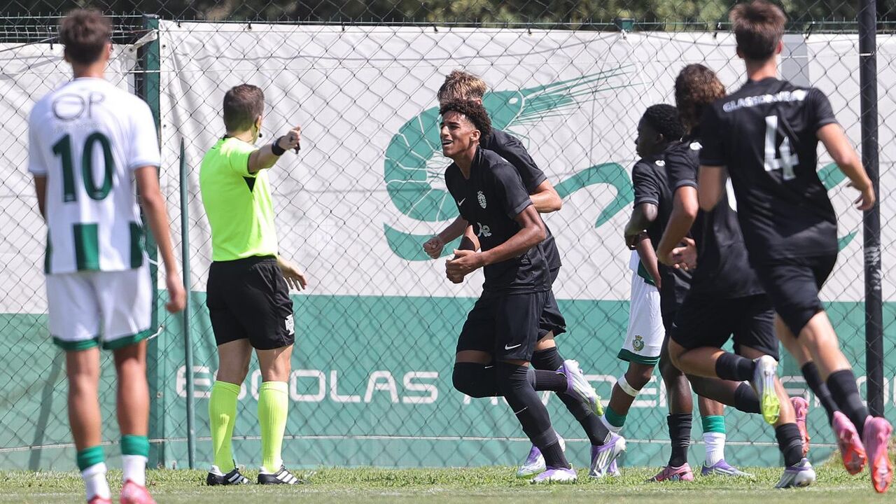 Sandro Ferreira fez o 1-0 do Sporting 