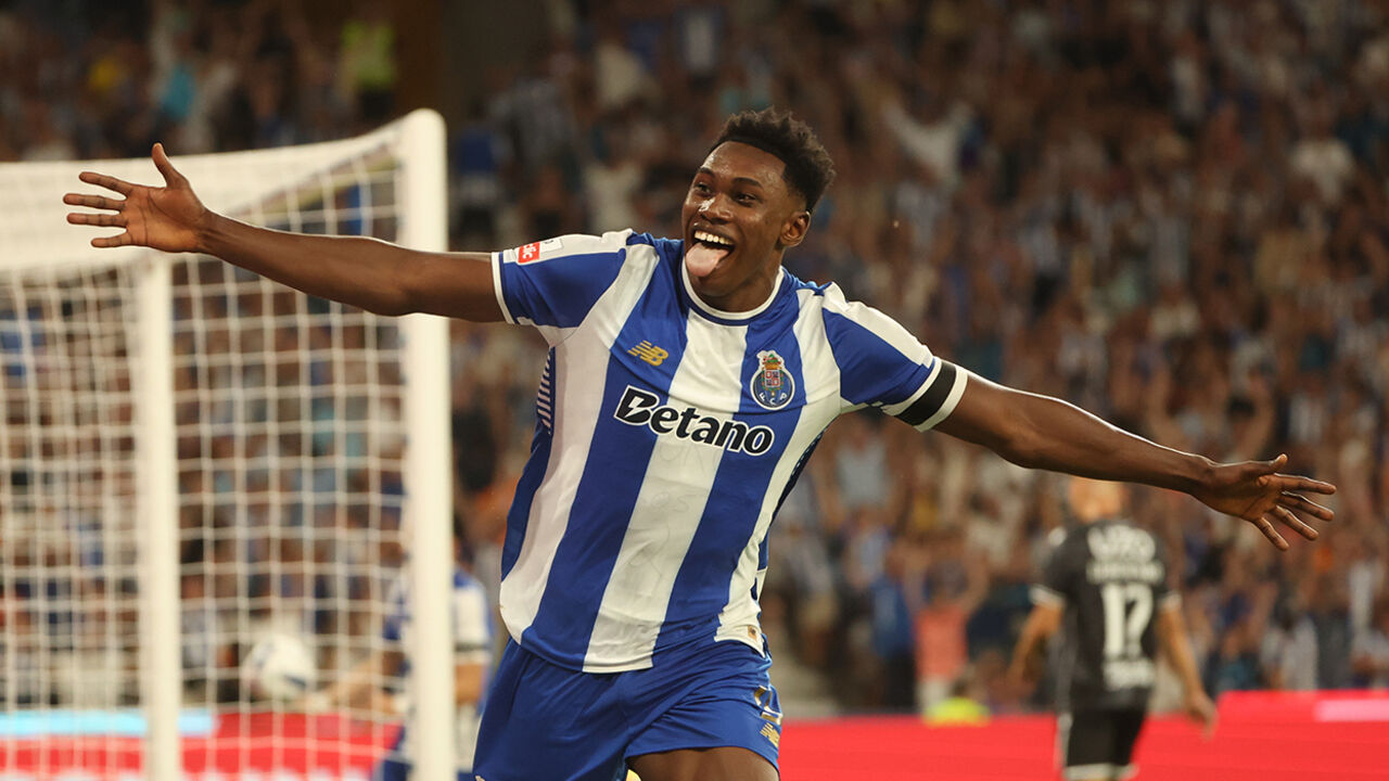 Samu Silva celebrou um golo pelo FC Porto