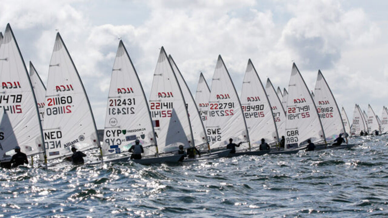 Eduardo Marques compete no Mundial de ILCA 7, na Suécia