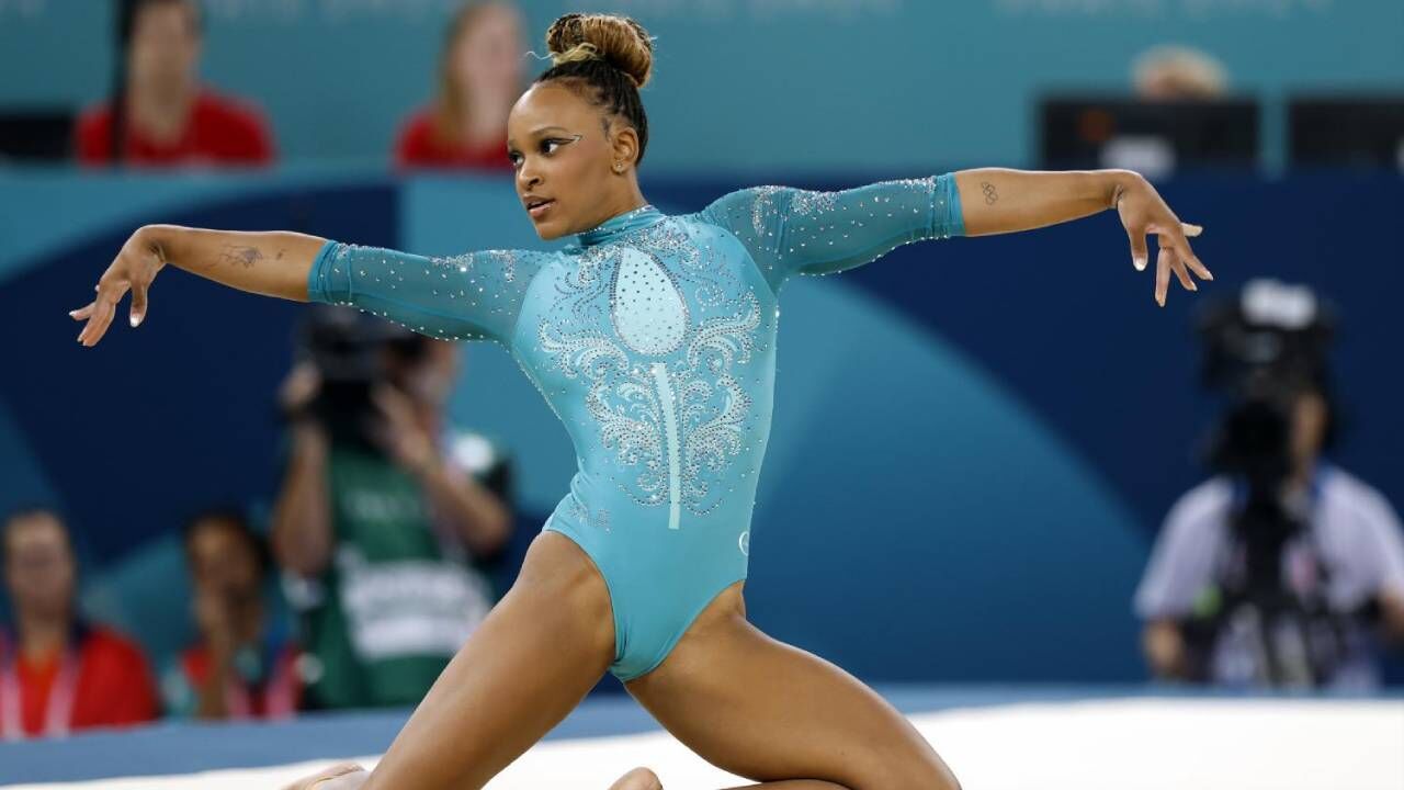 Rebeca Andrade brilhou em Paris'2024