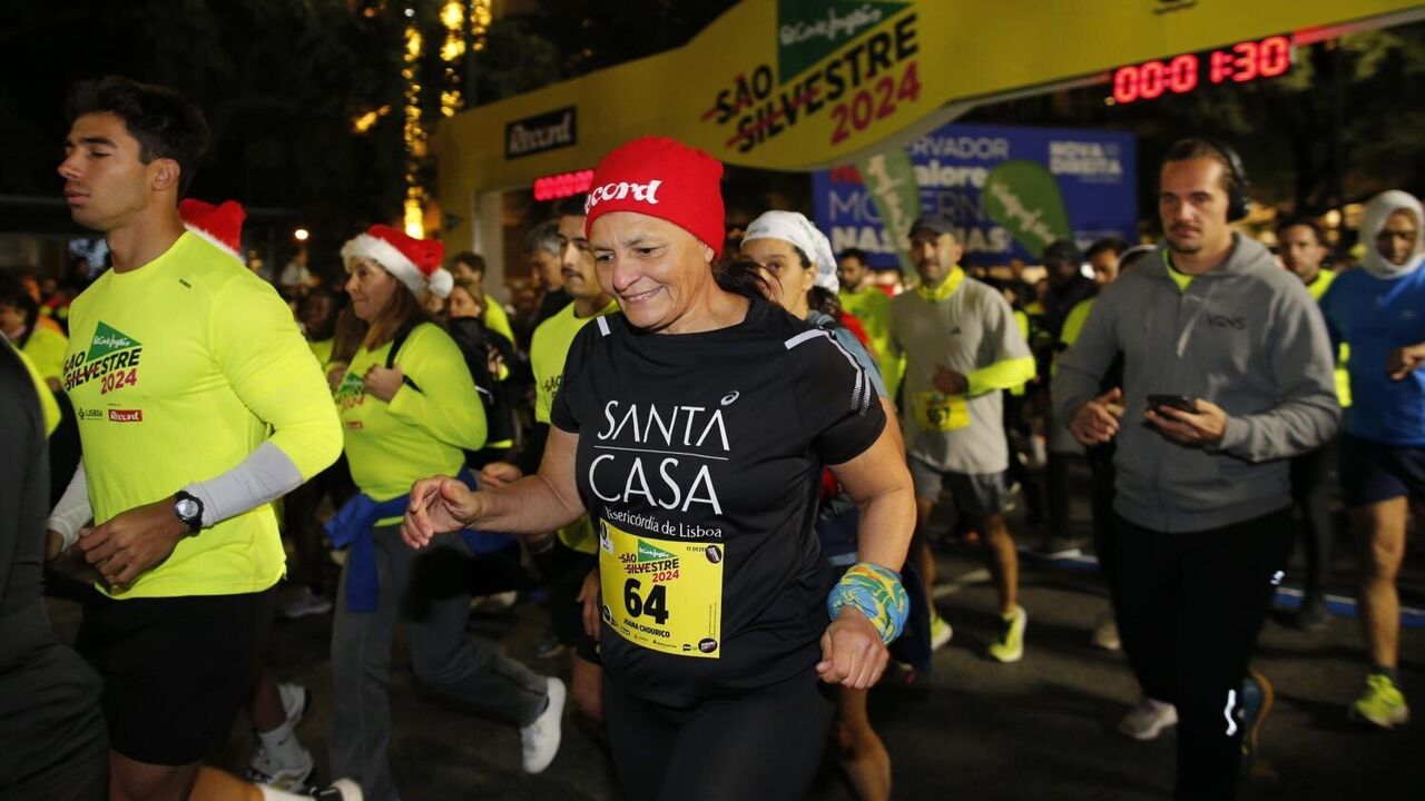 Corredores participam na São Silvestre El Corte Inglés em Lisboa