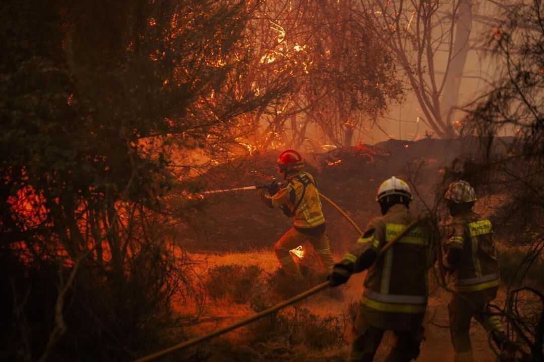 Combate a incêndio em Vila Real 