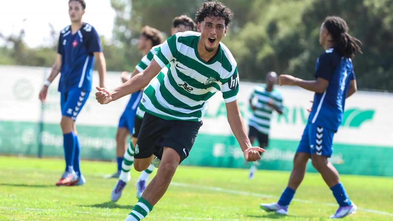Duarte Rosa marca na vitória do Sporting sobre o Belenenses no campeonato de juniores