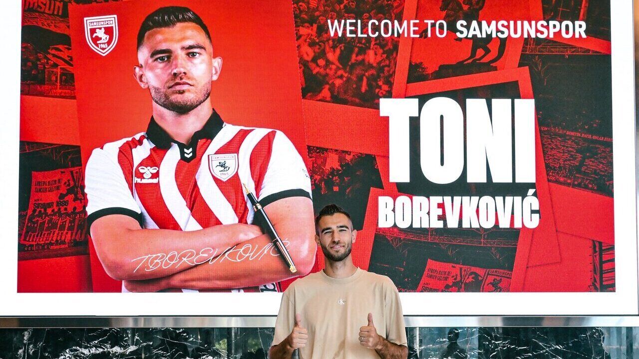 Toni Borevkovic assina pelo Samsunspor após acordo com o Vitória