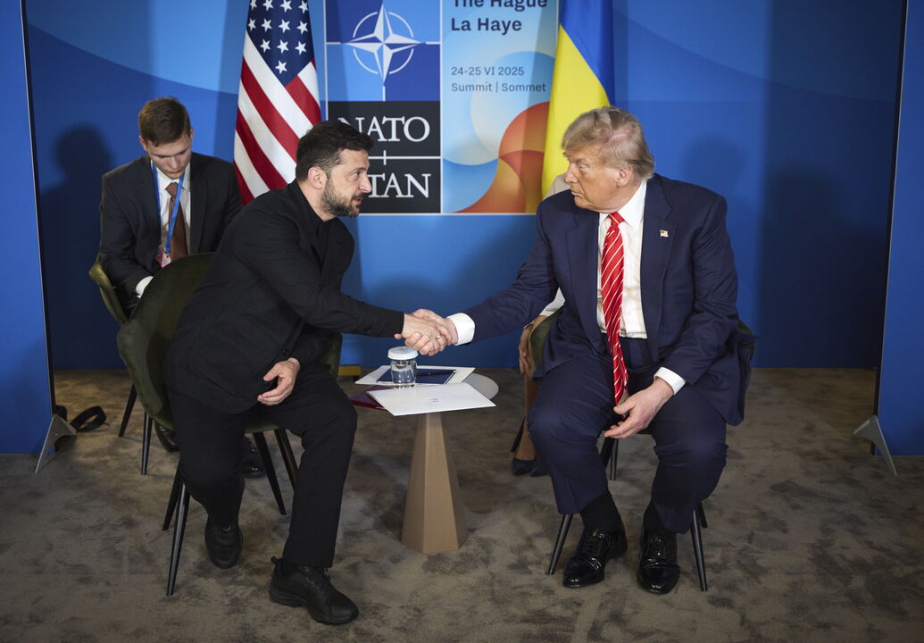 Zelensky com Trump
