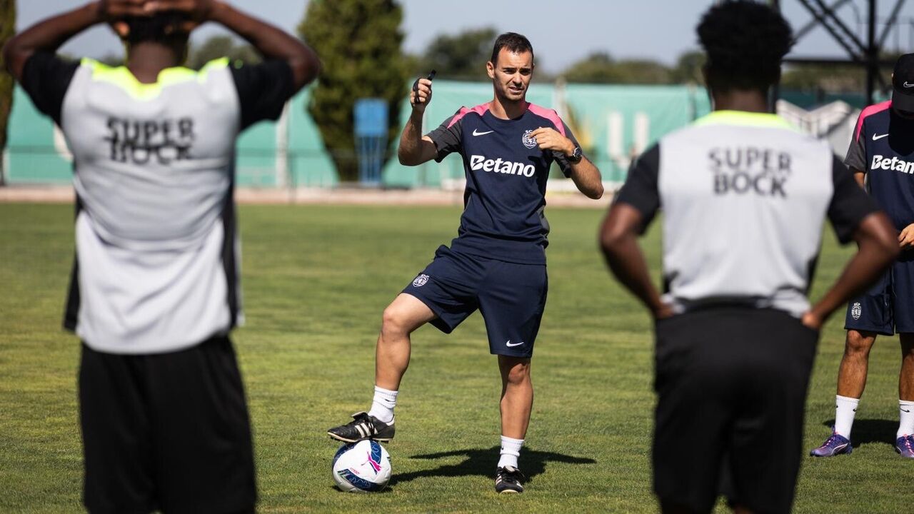 João Gião prepara o Sporting B para jogo com a U. Leiria