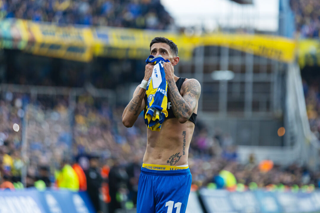 A emoção de Di María ao regressar ao Rosario Central