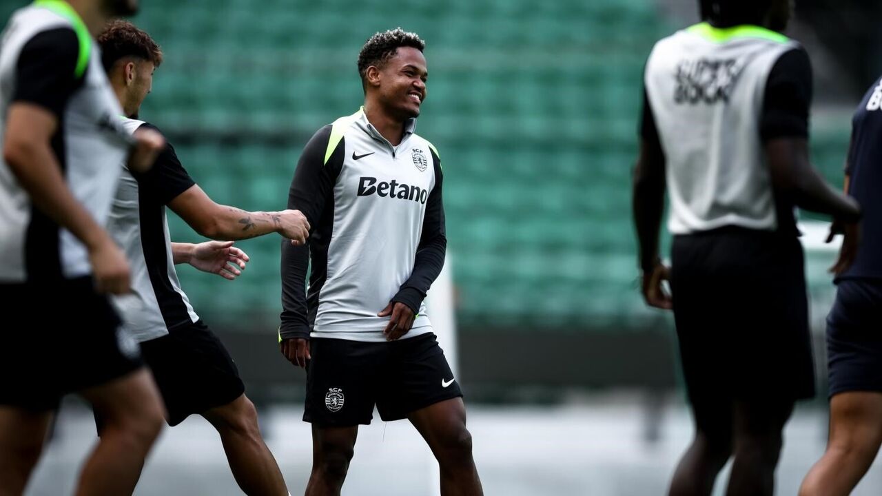 Geny Catamo treina com a equipa do Sporting