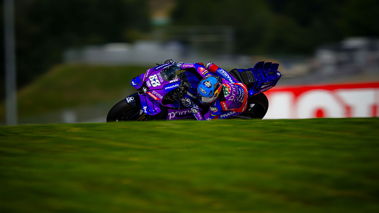 Piloto da Pramac Racing compete em prova de MotoGP