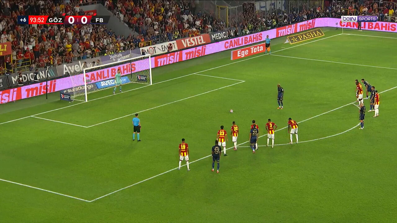 Talisca falha penálti no Göztepe-Fenerbahçe