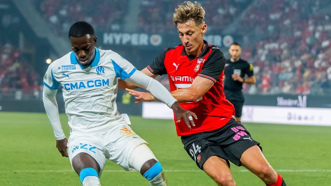 O Marselha perdeu na visita ao Rennes