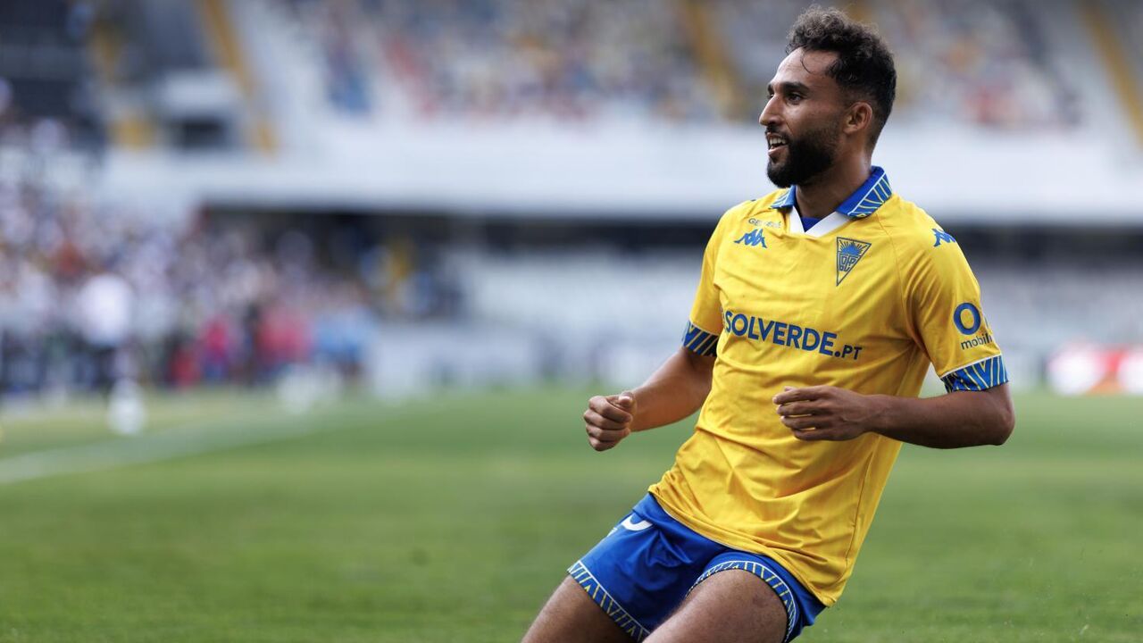 Rafilk Guitane festeja golo ao V. Guimarães 