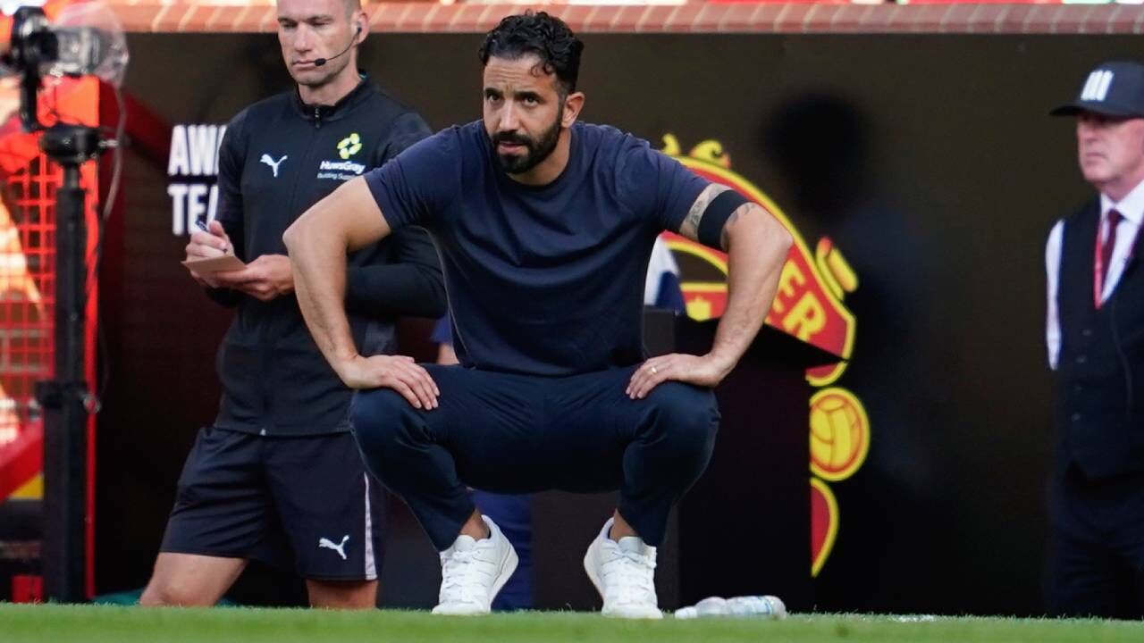 Ruben Amorim, treinador do Manchester United