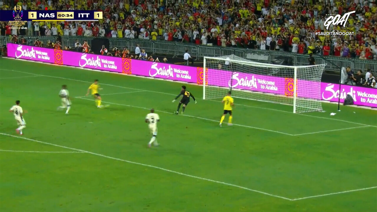 O momento em que João Félix marcou o primeiro golo com a camisola do Al Nassr