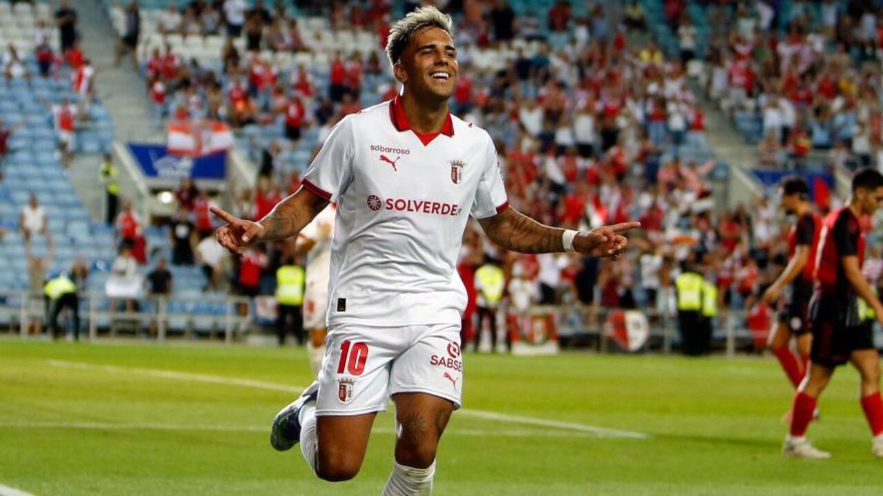 Zalazar foi o grande destaque do Sp. Braga na goleada frente ao Lincoln