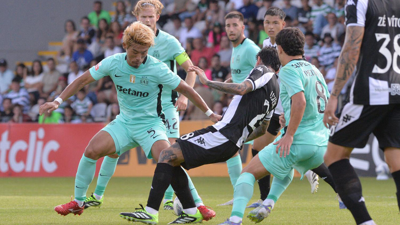 Morita ressentiu-se e foi substituído ainda na 1.ª parte frente ao Nacional