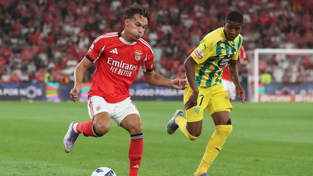 Dedic destaca-se no Benfica com dribles e agressividade, diferenciando-se de Bah