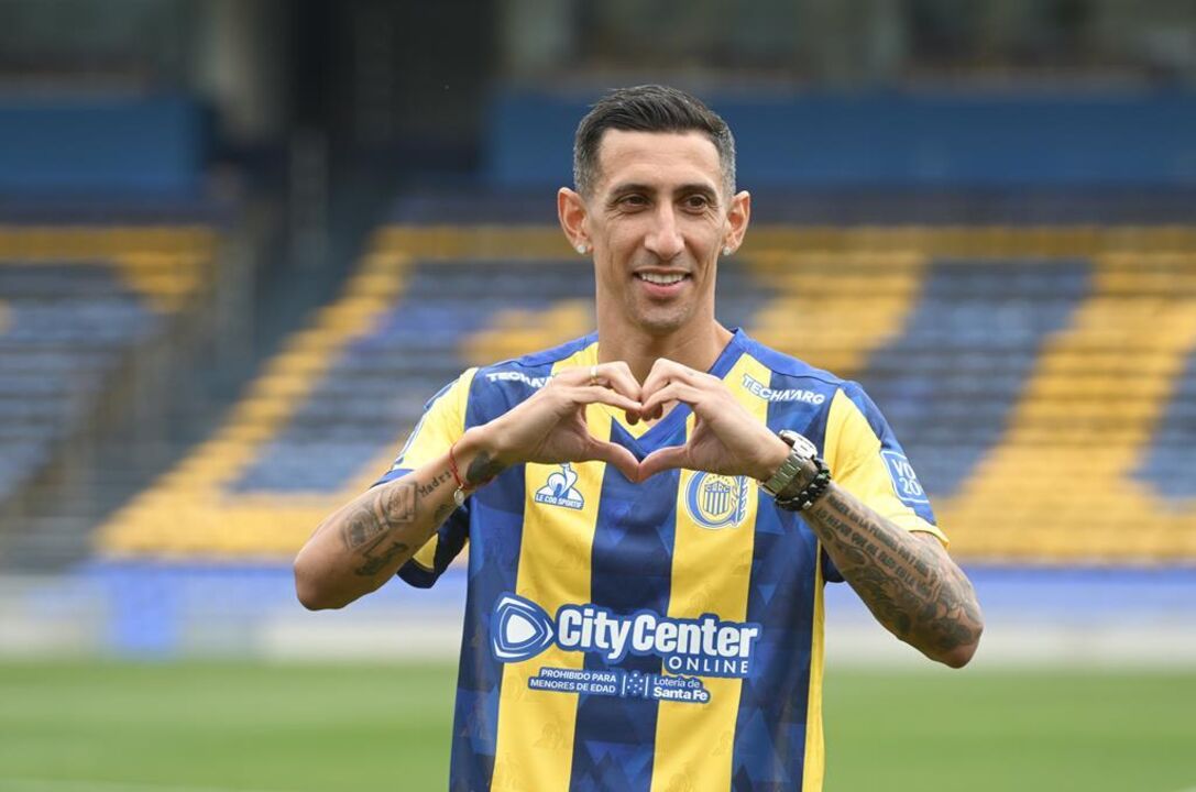 Holan elogia Di María, jogador do Rosario Central