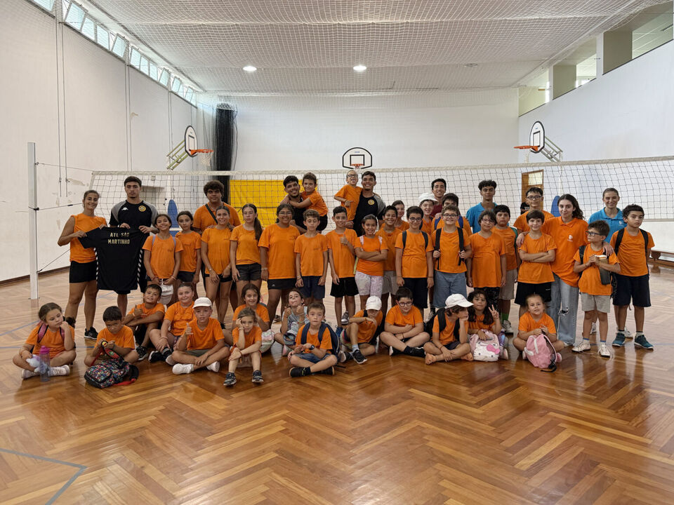 Comitiva do Nacional foi à escola