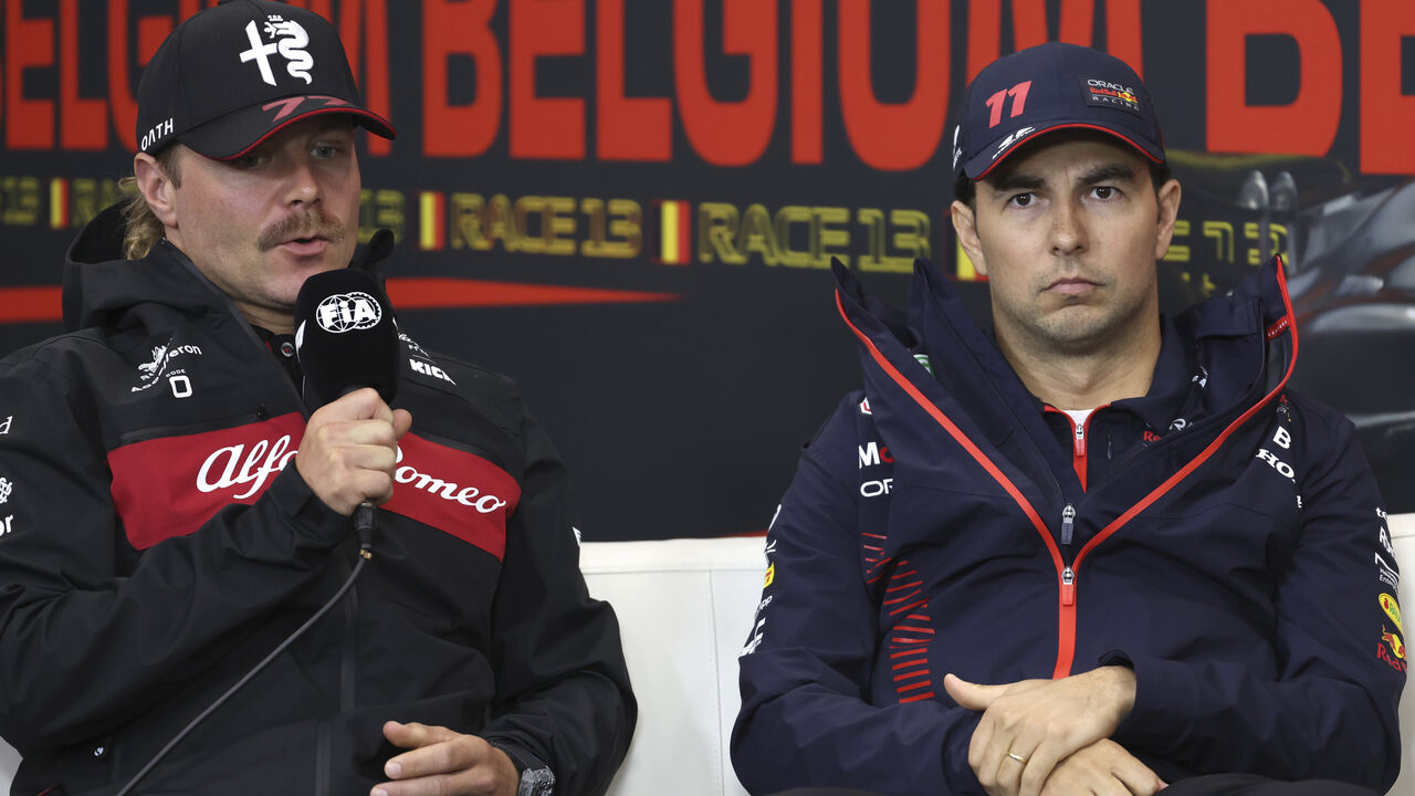 Valtteri Bottas e Sergio Pérez