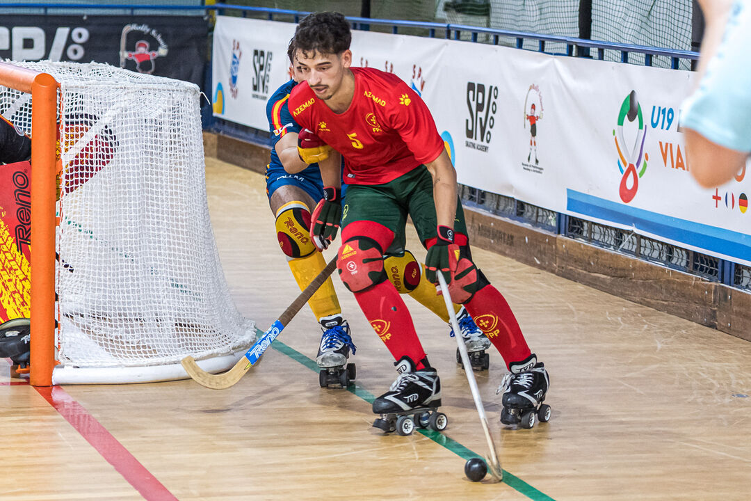 Portugal vence Espanha no Europeu sub-19 de hóquei em patins em Itália