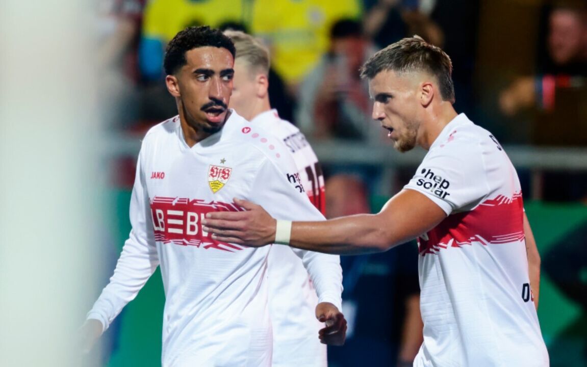 Tiago Tomás brilha em jogo da Taça com o Estugarda a vencer nos penáltis