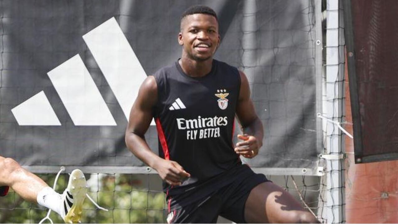 Florentino treina no Benfica Campus