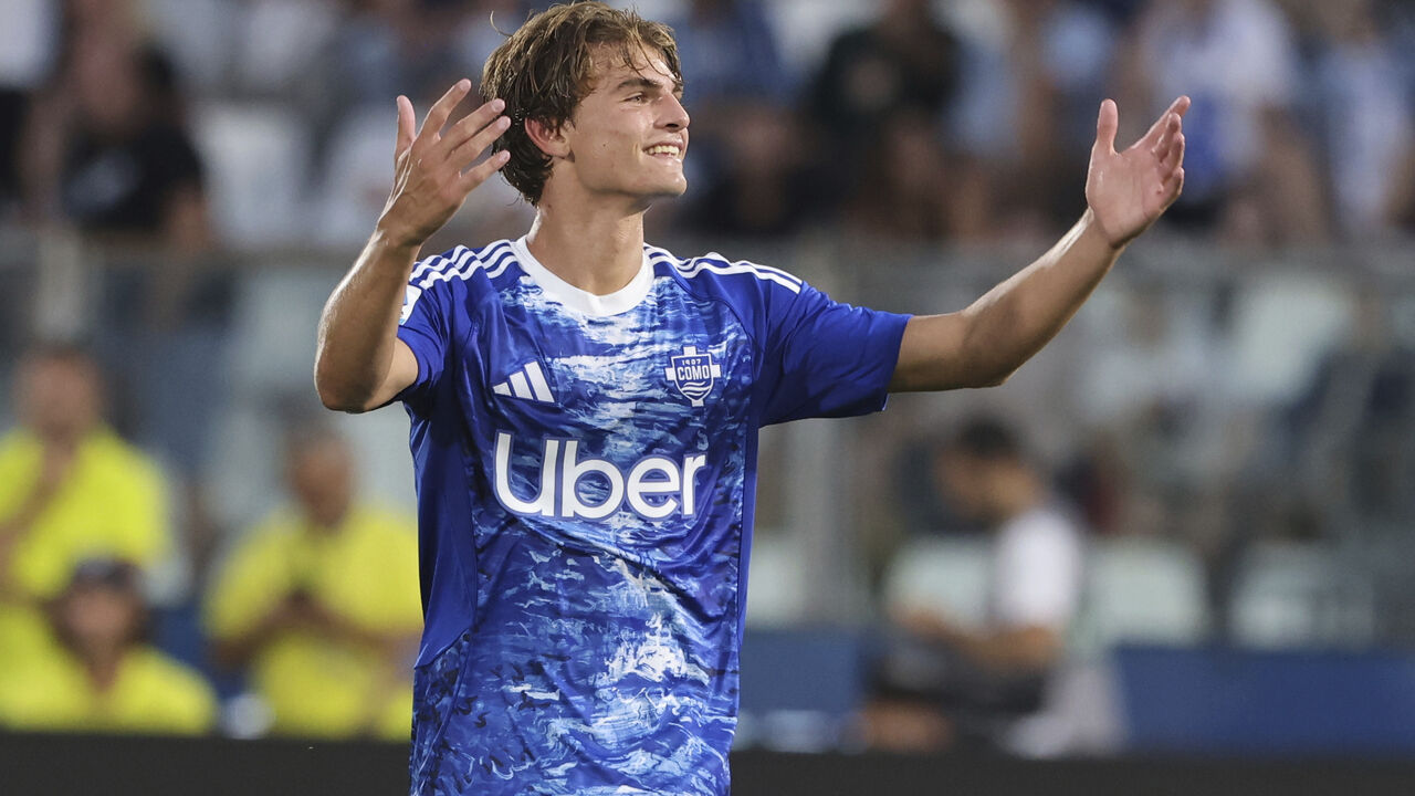 Nico Paz, jogador do Como