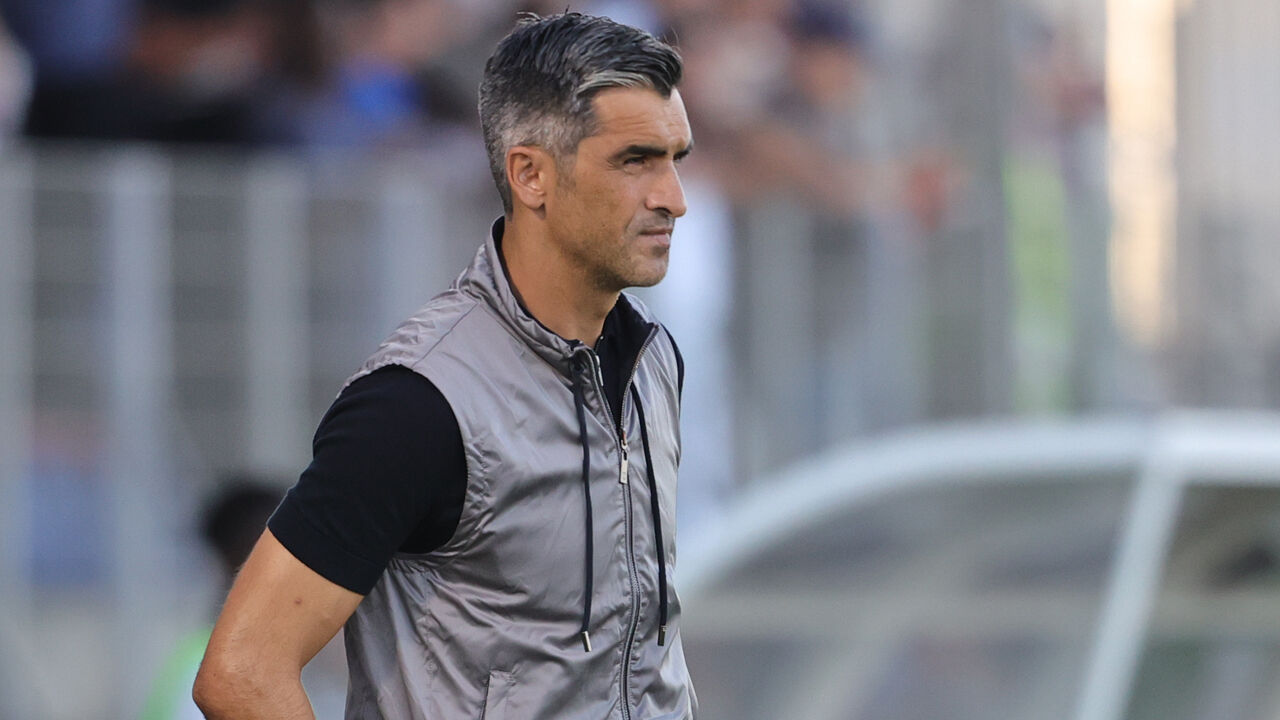 Custódio Castro reage durante o Alverca-Benfica