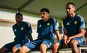 Jogadores do Al Nassr treinam na Cidade do Futebol