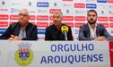 Na apresentação pelo Arouca