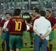 Jorge Costa e Rui Costa num jogo de preparação para o Mundial'2002