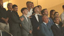 Filhos de Jorge Costa na tribuna presidencial do Estádio do Dragão