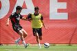 Imagens do treino do Benfica