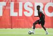 Imagens do treino do Benfica