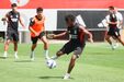 Imagens do treino do Benfica