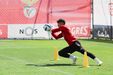 Imagens do treino do Benfica