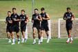 Imagens do treino do Benfica
