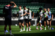 As imagens do treino do Sporting em Alvalade 